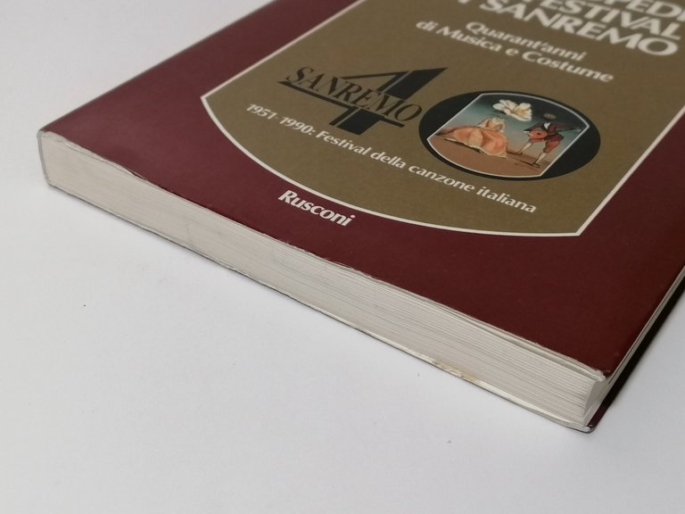 Enciclopedia Del Festival Di Sanremo Libro Aragozzini Rusconi Prima Edizione