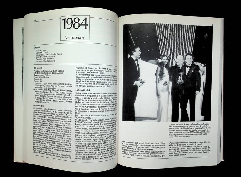 Enciclopedia Del Festival Di Sanremo Libro Aragozzini Rusconi Prima Edizione
