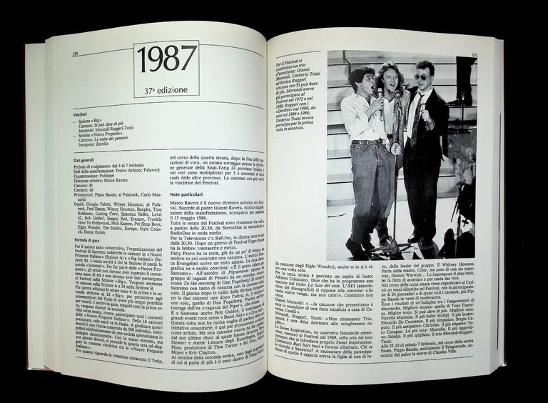 Enciclopedia Del Festival Di Sanremo Libro Aragozzini Rusconi Prima Edizione
