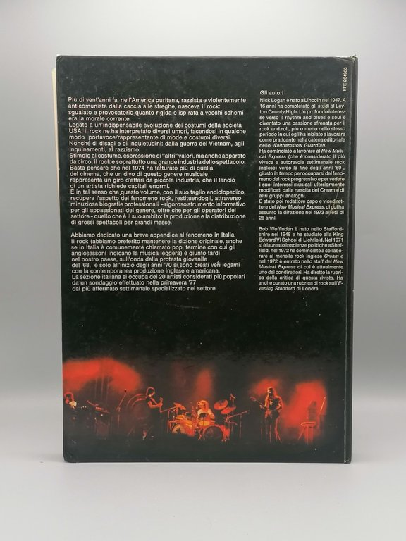 Enciclopedia Del Rock Fabbri Editori 1976 650 Voci 150 Fotografie …