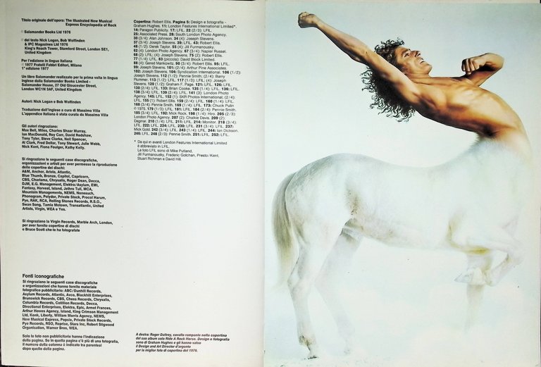 Enciclopedia Del Rock Fabbri Editori 1976 650 Voci 150 Fotografie …