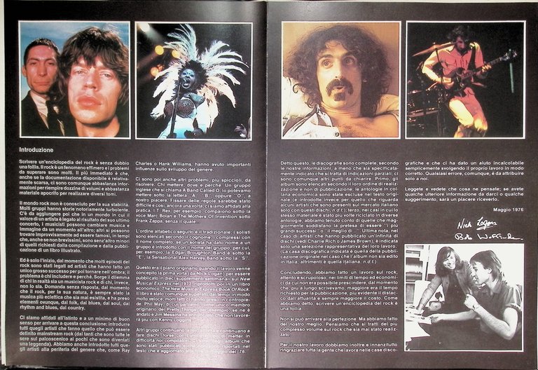 Enciclopedia Del Rock Fabbri Editori 1976 650 Voci 150 Fotografie …