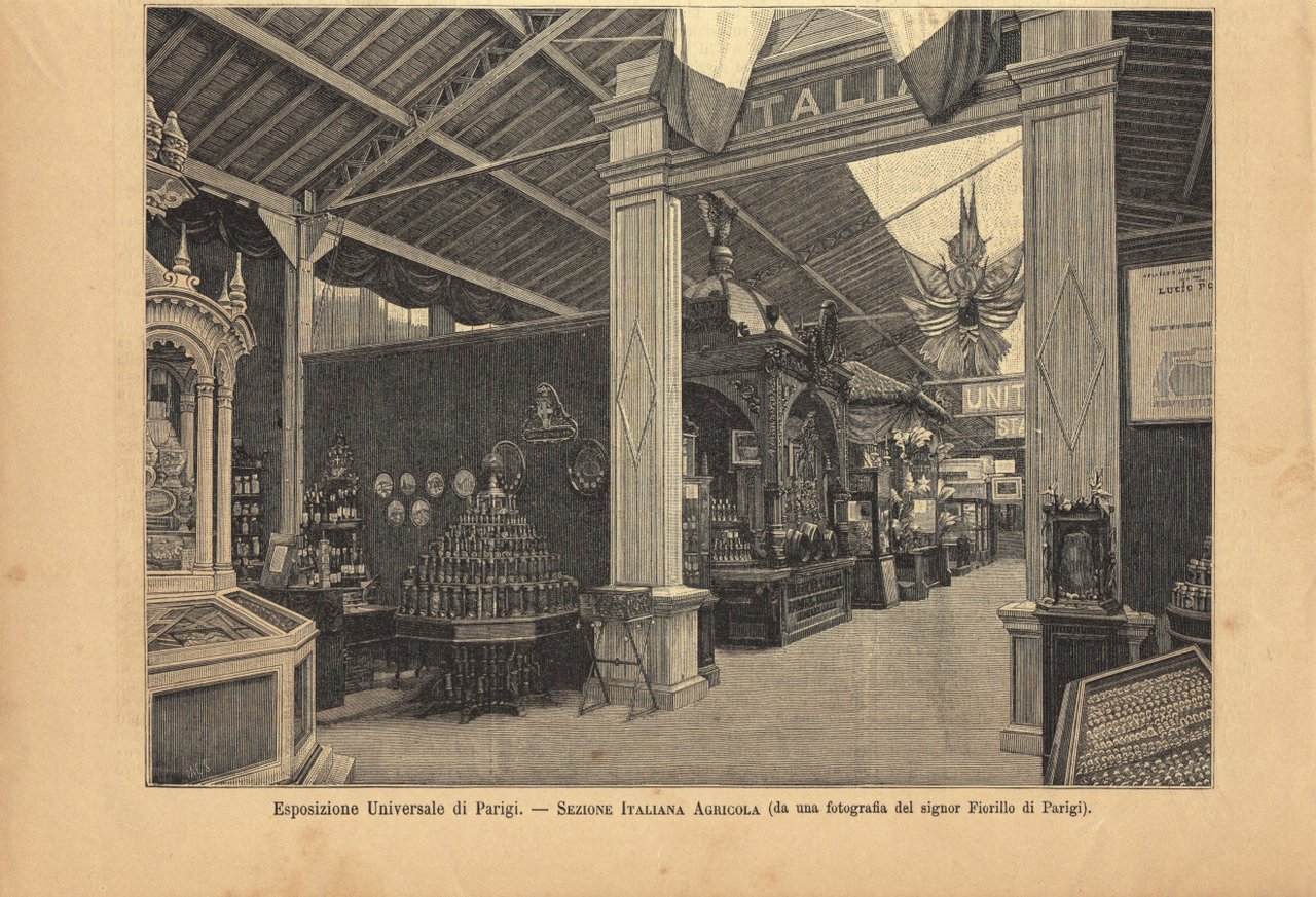 Esposizione Universale di Parigi. Sezione italiana agricola. Immagine 1889 | Immagine principale