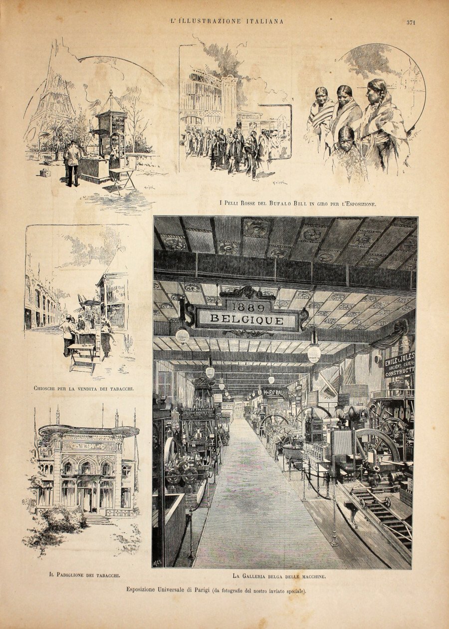 Esposizione Universale di Parigi. Stampa 1889 | Immagine principale
