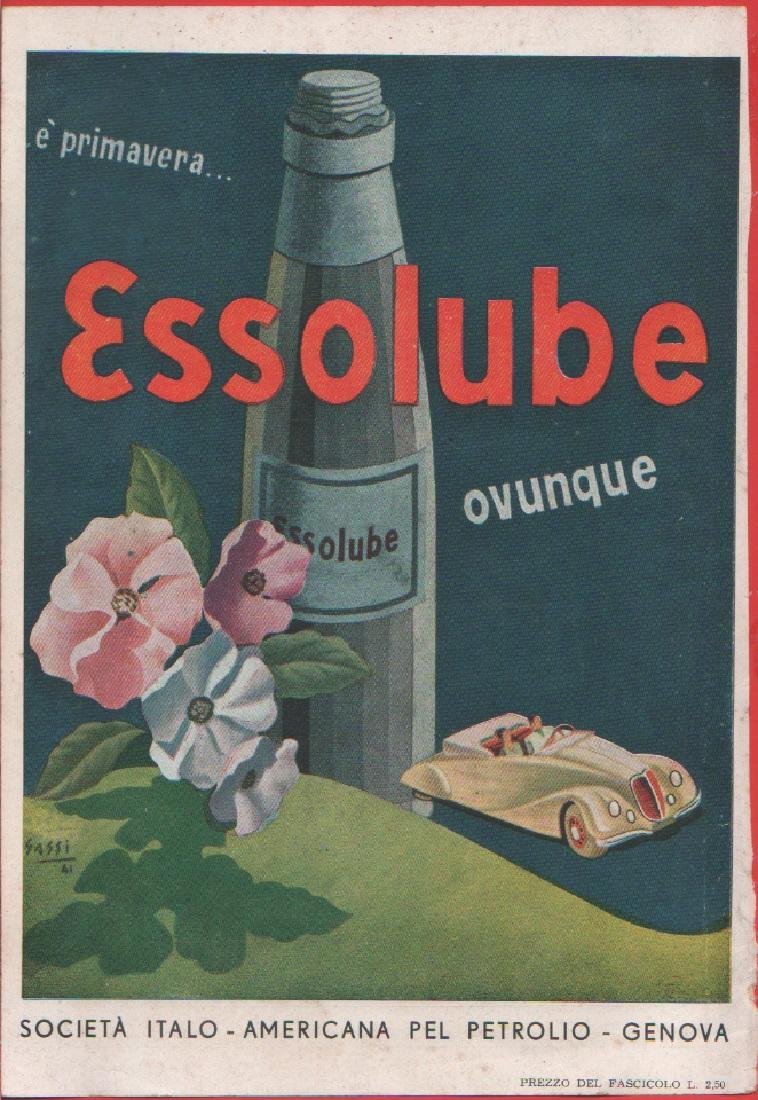 Essolube. Illustratore Sassi. Pubblicita 1941 | Immagine principale