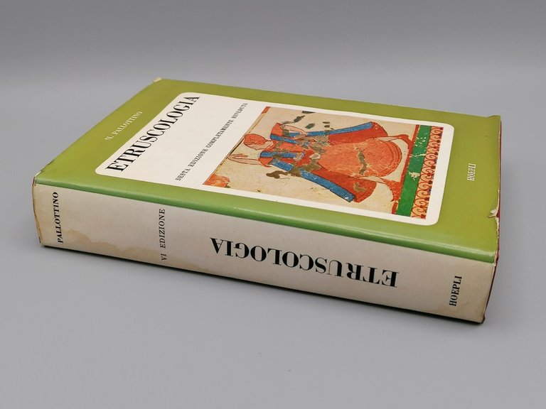 Etruscologia Libro Pallottino Sesta Edizione 1968 Hoepli Storia Etruschi