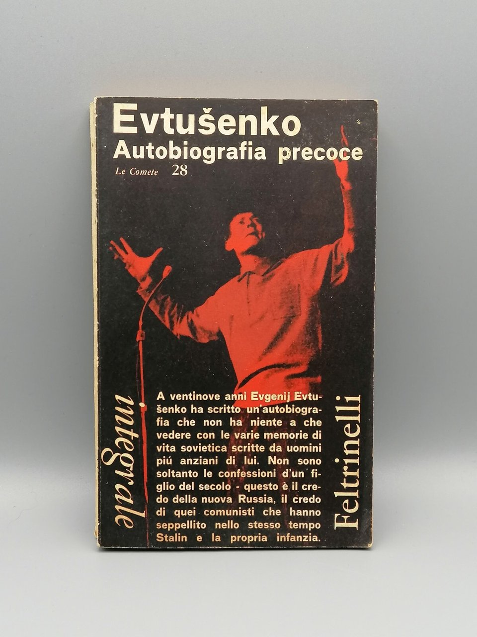 Evtusenko - Autobiografia Precoce 1^ Edizione Feltrinelli Le Comete 28 …
