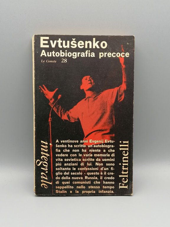 Evtusenko - Autobiografia Precoce 1^ Edizione Feltrinelli Le Comete 28 …
