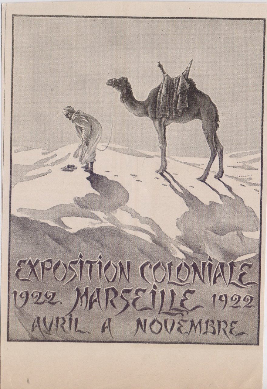 Exposition coloniale. Marseille Avril-novembre 1922. Advertising 1922 | Immagine principale