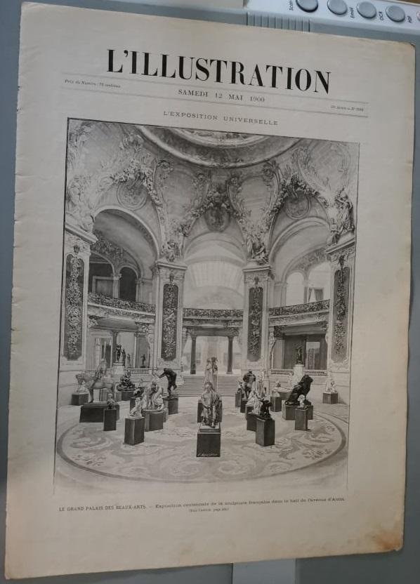 Exposition Universelle. Copertina de L'illustation. Stampa 1900 | Immagine principale