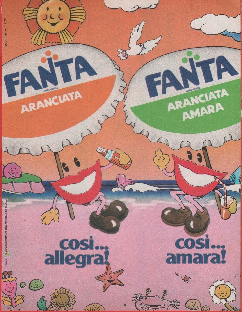 Fanta. Coì allegra! Così amara! Advertising 1979 | Immagine principale
