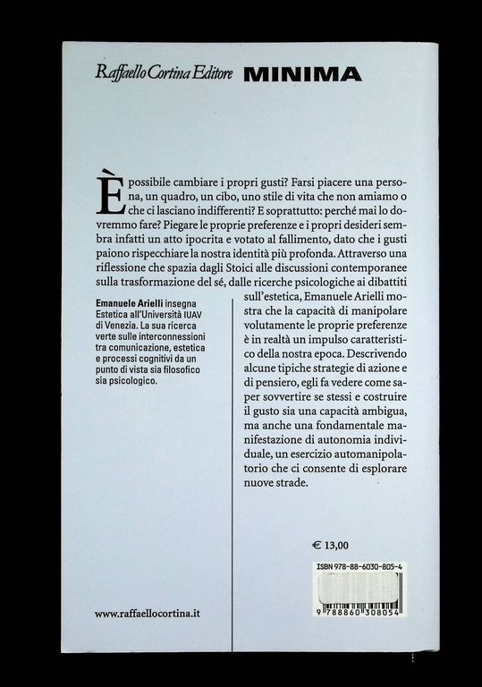 Farsi piacere. La costruzione del gusto