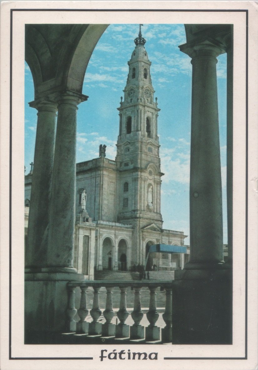 Fatima. La Basilica e le Arcate. Viaggiata 1998 | Immagine principale