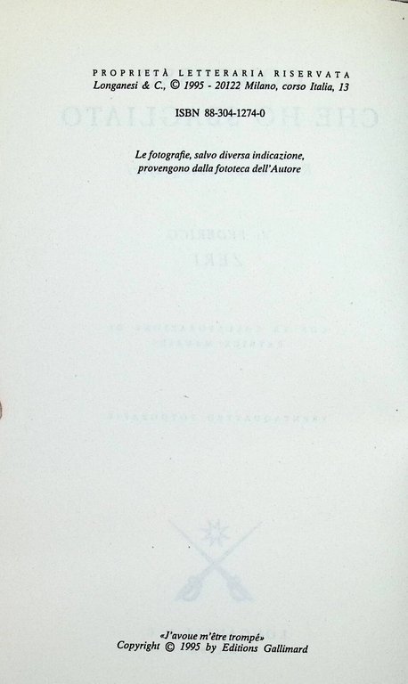 Federico Zeri, Confesso Che Ho Sbagliato Ricordi Autobiografici Libro 1 …
