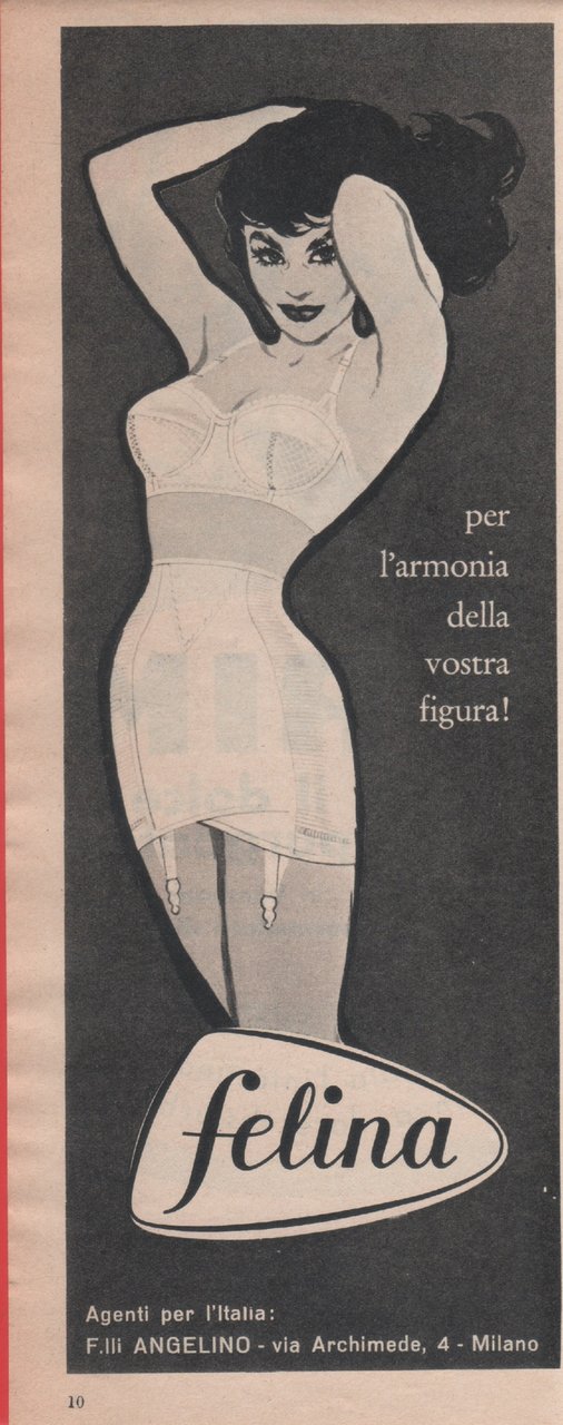 Felina corsetteria / RIM il dolce purgante. Advertising 1959 | Immagine principale
