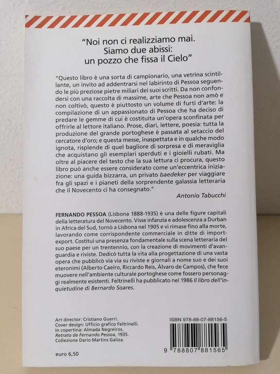 Fernando Pessoa Il Poeta è Un Fingitore Libro 200 Citazioni …