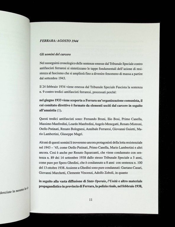 Ferrara Agosto 1944 Libro Luigi Sandri Partigiani 2^ Guerra Mondiale … | Immagine Gallery 7