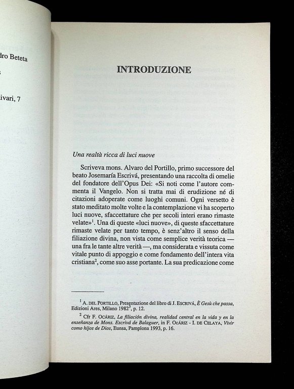 Figli di Dio. La filiazione divina vissuta e insegnata dal …