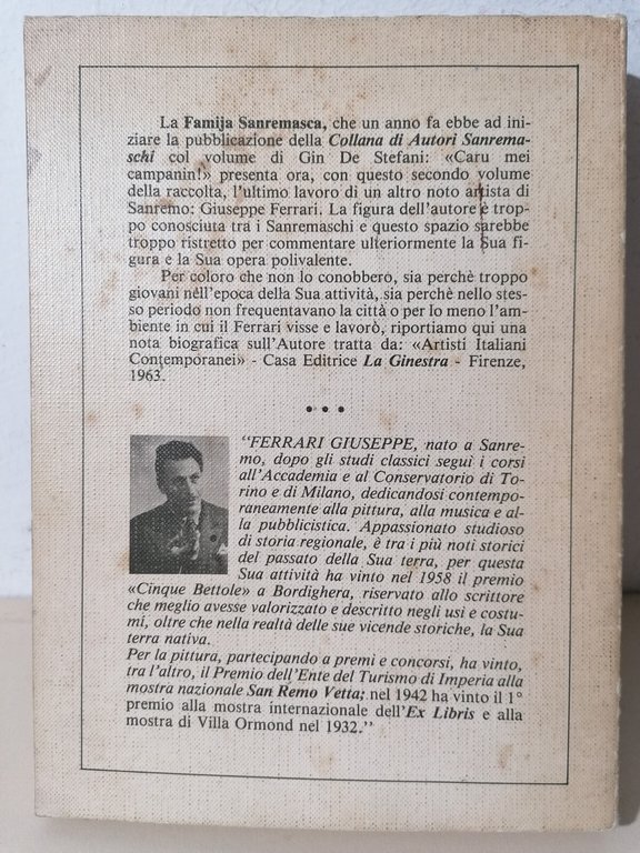 Figure Ombre Ricordi Libro Giuseppe Ferrari Artista Sanremo Caricature Aneddoti