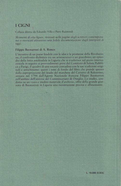 Filippo Buonarroti e la rivoluzione in Liguria