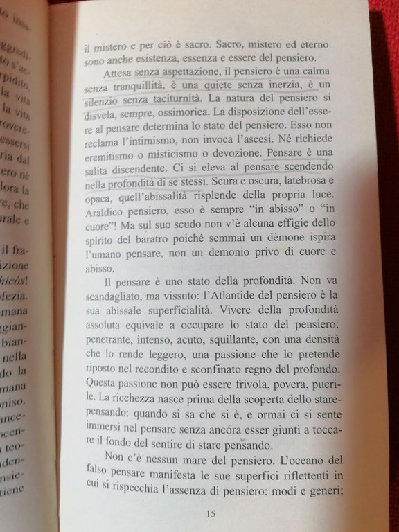 Filosofia del pensiero