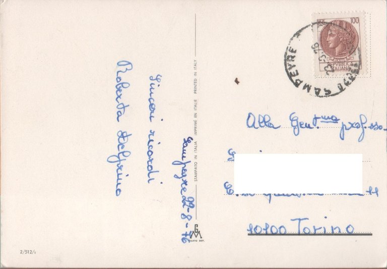 Flora alpina. Viaggiata 1976 | Immagine Gallery 2