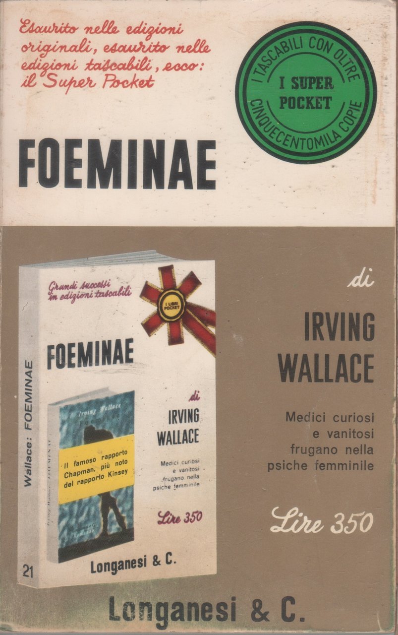 Foeminae - Irving Wallace | Immagine principale