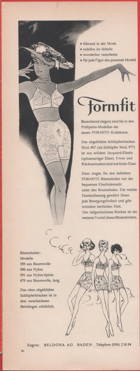 Formfit. Advertising 1959 | Immagine principale