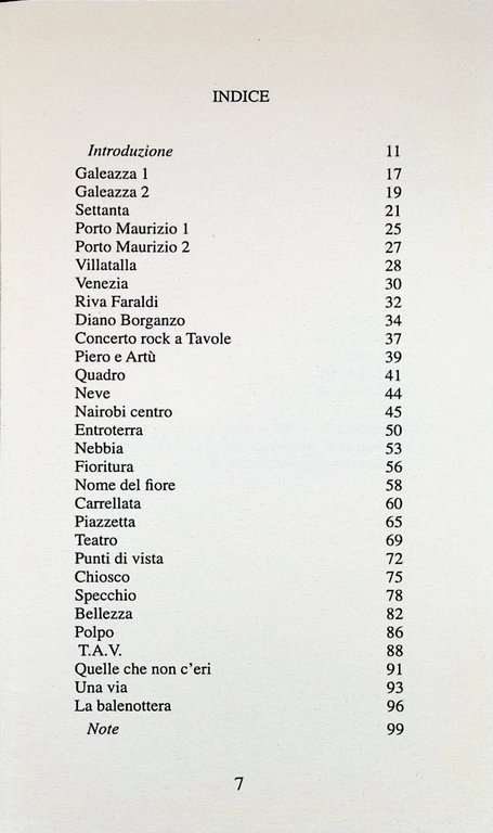 Foto non fatte. Primavera-estate 2004