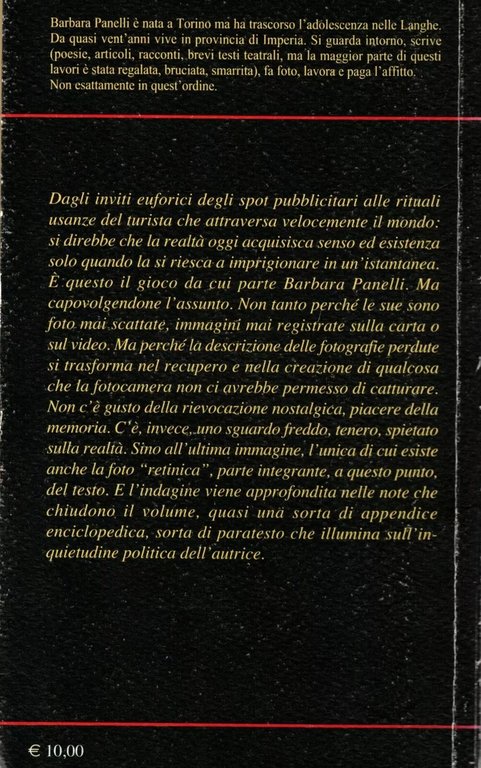 Foto non fatte. Primavera-estate 2004