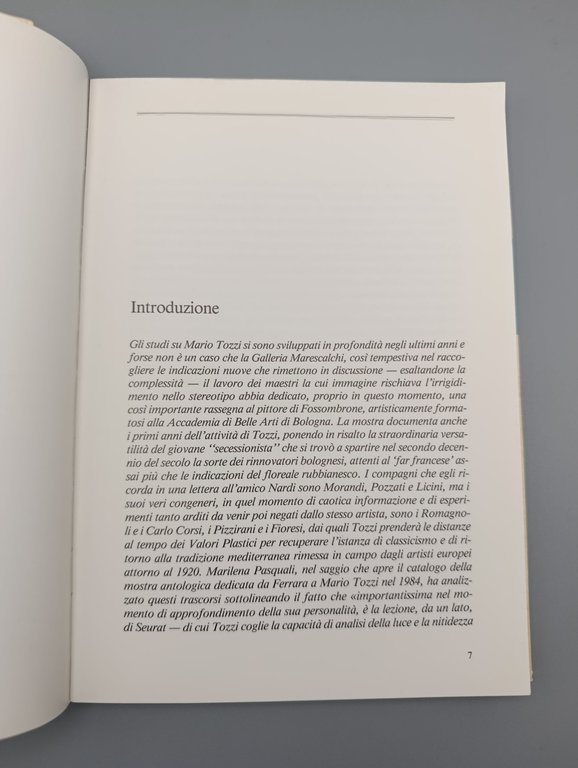 Fra i Relitti della Memori. Mario Tozzi (1895-1979)