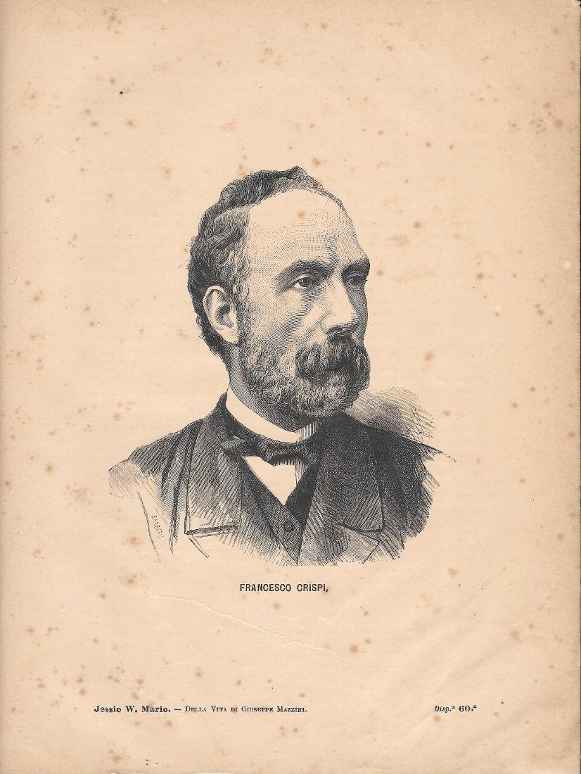 Francesco Crispi. Stampa 1891 | Immagine principale