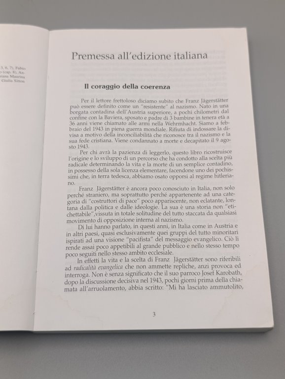 Franz Jagerstatter. Un contadino contro Hitler