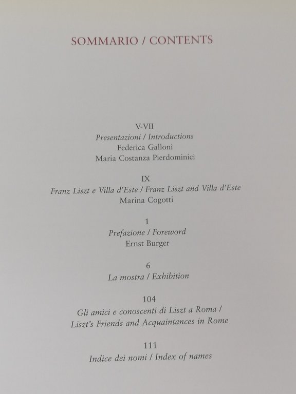 Franz Liszt Nelle Fotografie D'Epoca Collezione Ernst Burger Libro De …