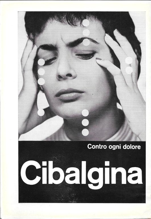 Fuoribordo Pirelli/Cibalgina. Advertising 1961 fronte/retro | Immagine Gallery 2