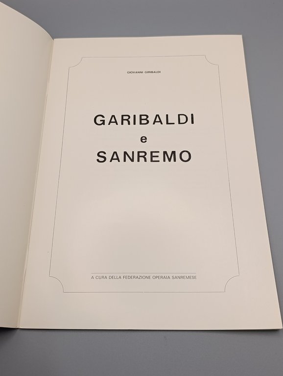 Garibaldi a Sanremo