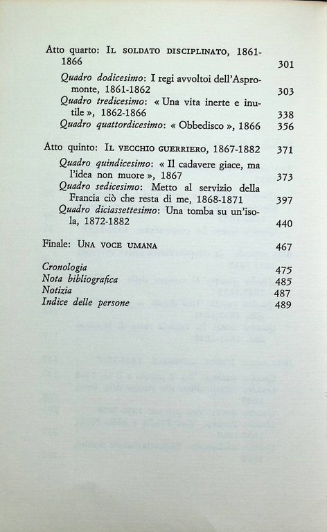Garibaldi La Forza Di Un Destino Libro Max Gallo Rusconi …