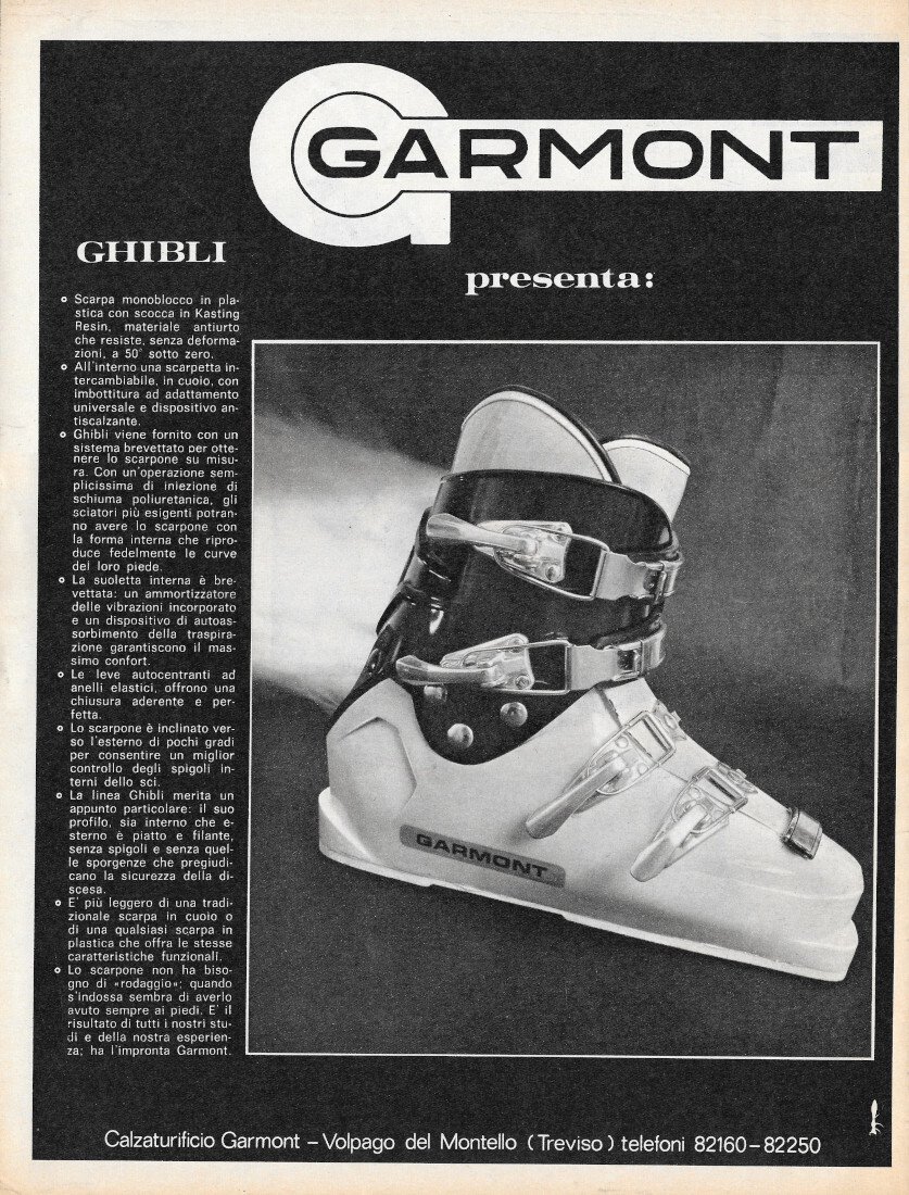 Garmont / Tecnica - Advertising 1970 | Immagine principale