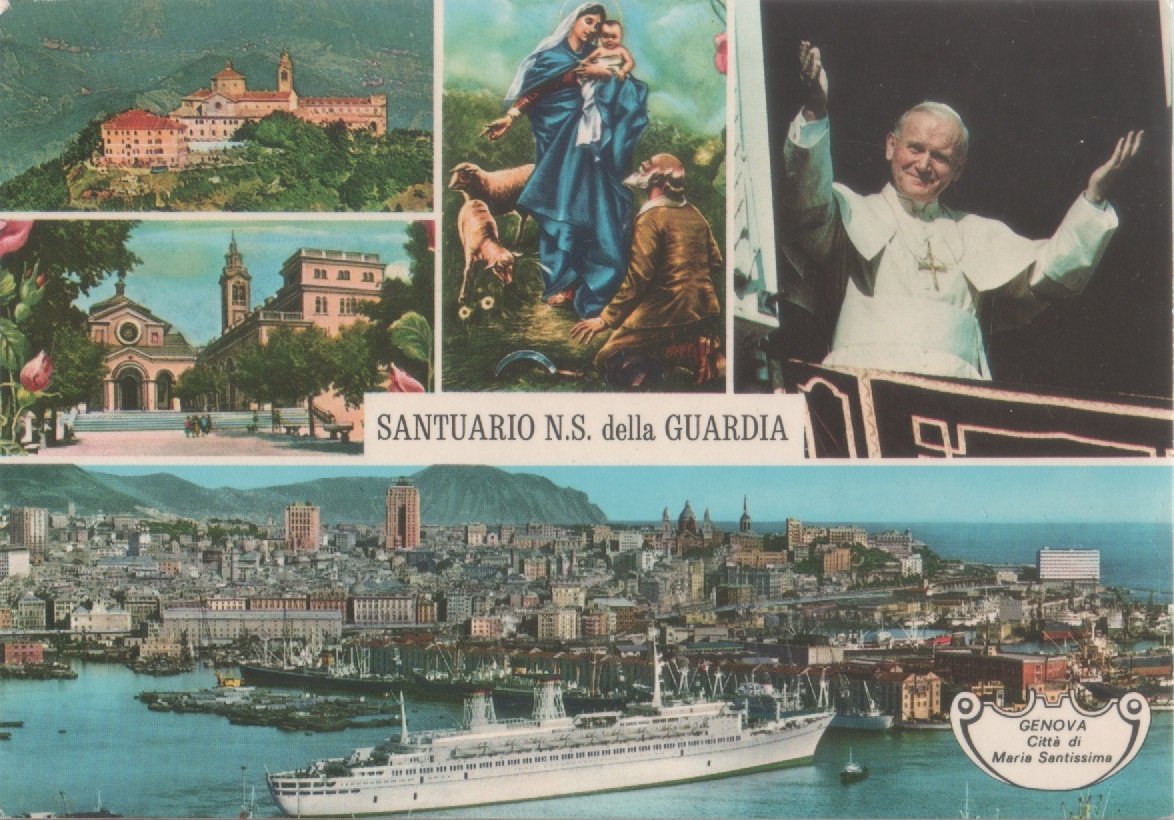 Genova. Santuario di N.S. della Guardia. Non viaggiata | Immagine principale