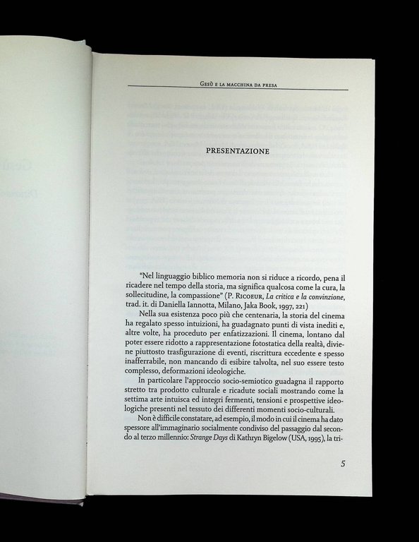Gesù e la macchina da presa. Dizionario ragionato del cinema …