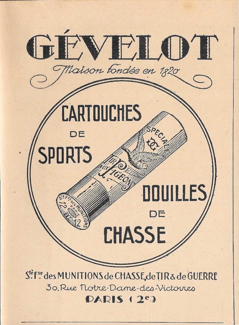 Gevelot munitions - Advertising 1928 | Immagine principale