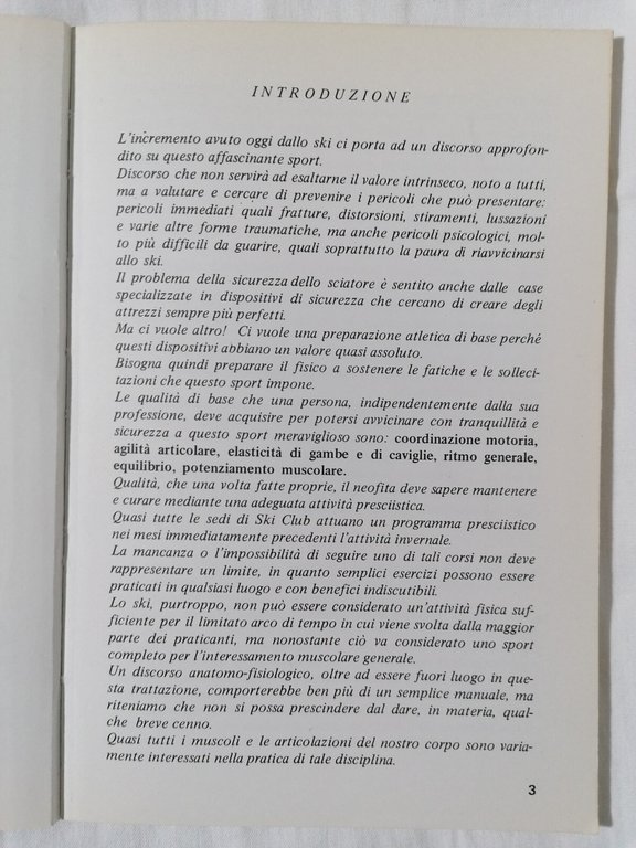 Ginnastica Presciistica Libro Poggiali Zotti Radar 1972 raro sport sci …