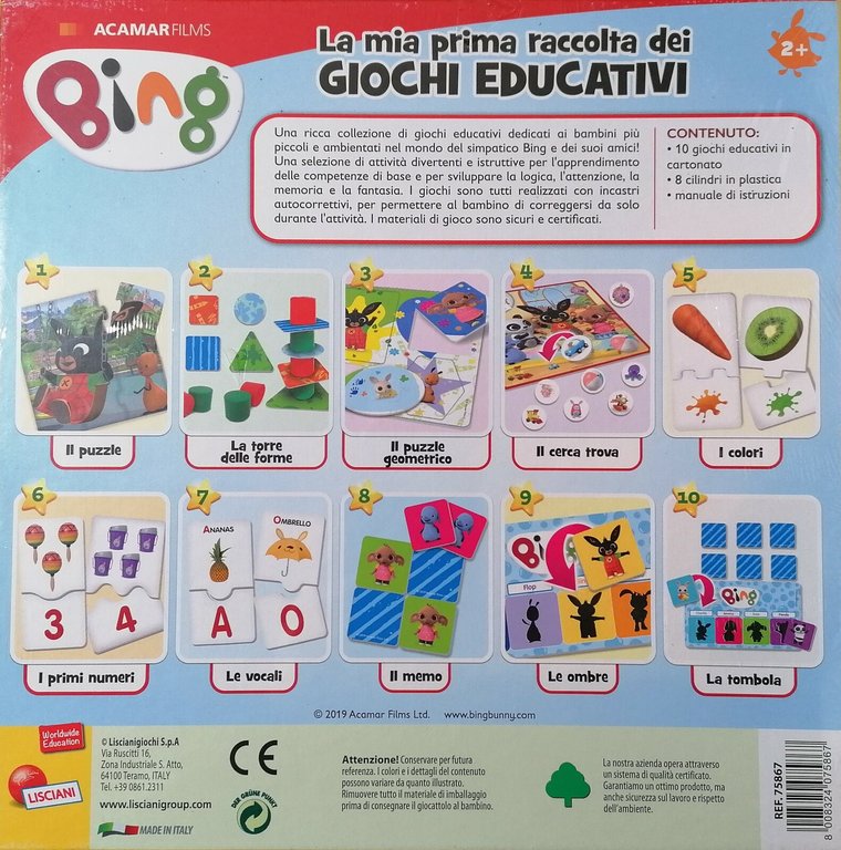 GIOCO Lisciani Giochi Bing La mia prima Raccolta di Giochi … | Immagine Gallery 2