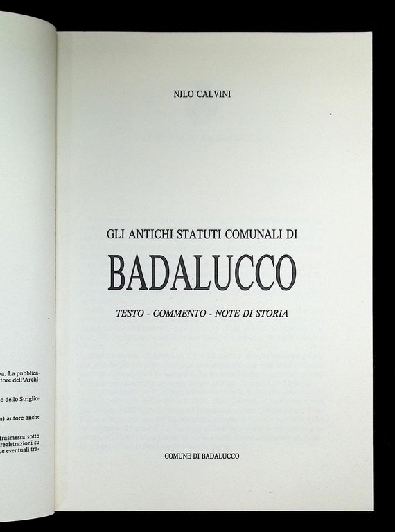 Gli Antichi Statuti Comunali di Badalucco. Testo - Commento - … | Immagine Gallery 4