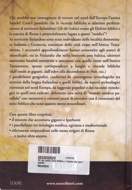 Gli dei baltici della Bibbia. L'Israele che non ti aspetti