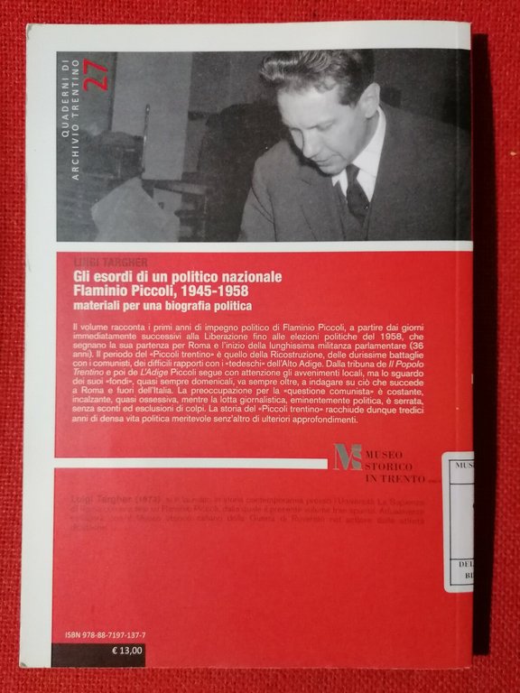 Gli esordi di un politico nazionale : Flaminio Piccoli, 1945-1958 … | Immagine Gallery 4