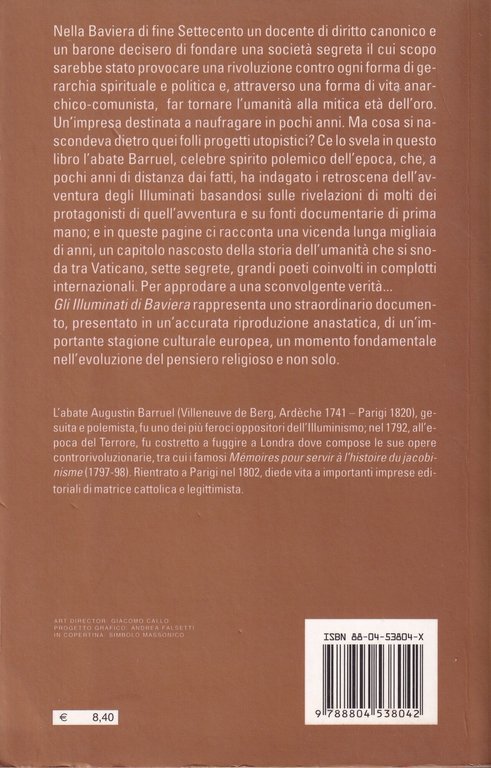 Gli Illuminati di Baviera : una setta massonica del Settecento …