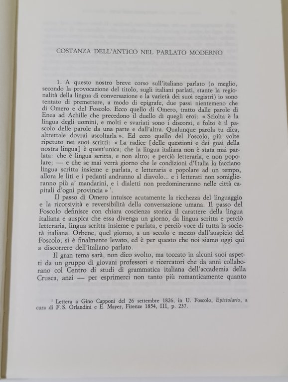 Gli italiani parlati. Sondaggi sopra la lingua di oggi