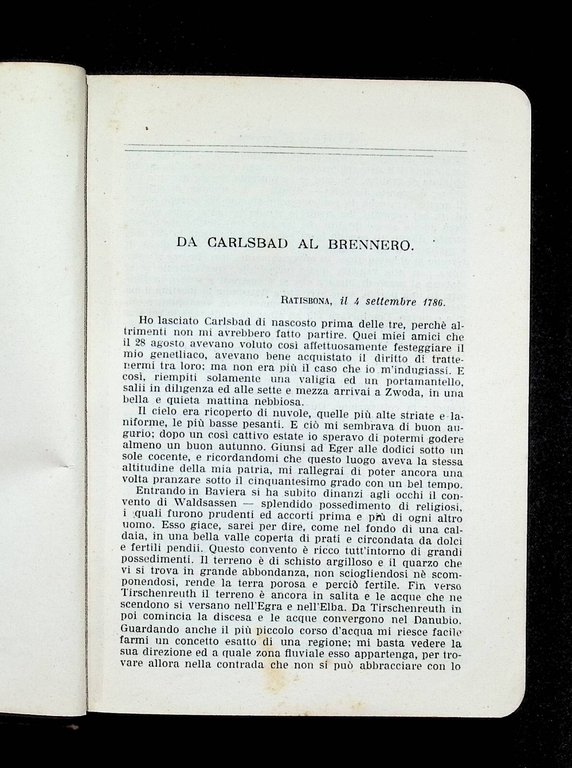 Goethe Viaggio in Italia