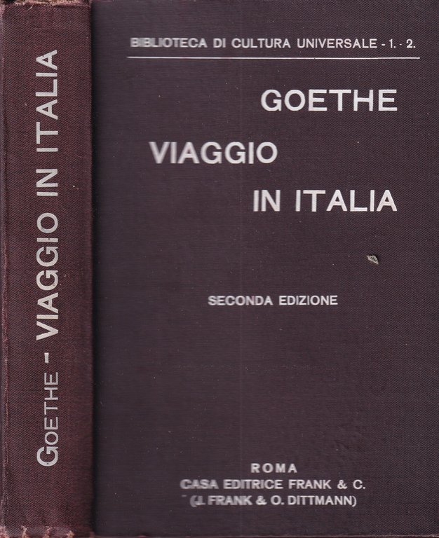 Goethe Viaggio in Italia